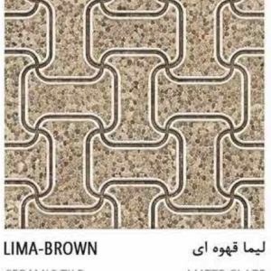 سرامیک ایفاسرام مدل لیما LIMA قهوه ای ابعاد 30*30